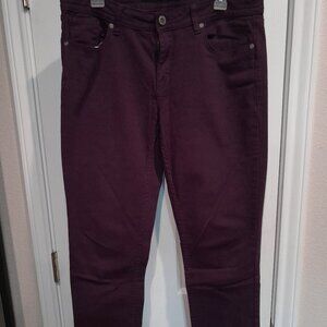 Dark Purple Jordache Skinny Jeans – Size 12 (Pre-Owned, Great Condition)